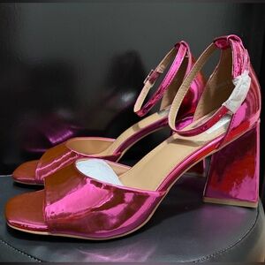 Dolce Vita Jayde Metallic Pink Heels
